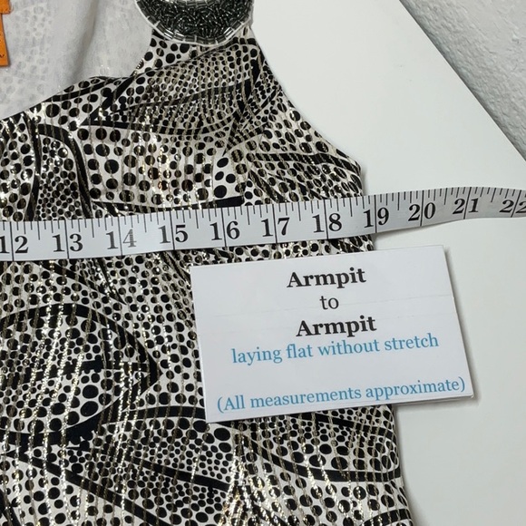 Tory Burch Silk Blend Jaquard Sleeveless Sheath Dress Metallic Size 12 - Picture 8 of 11